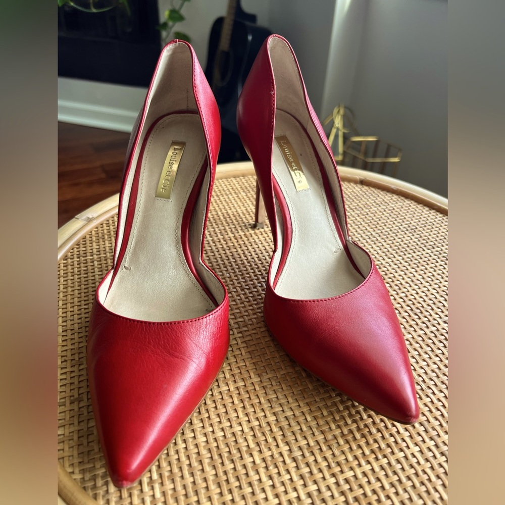 Leather heels